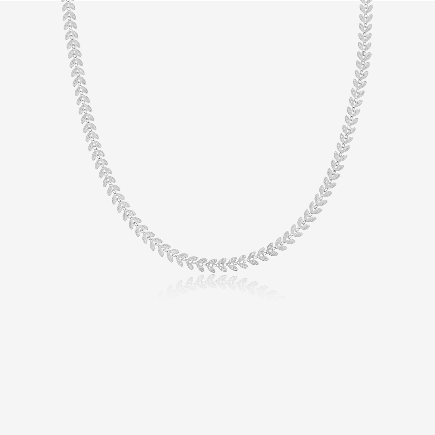 Women's All-match S925 Sterling Silver Leaf Necklace
