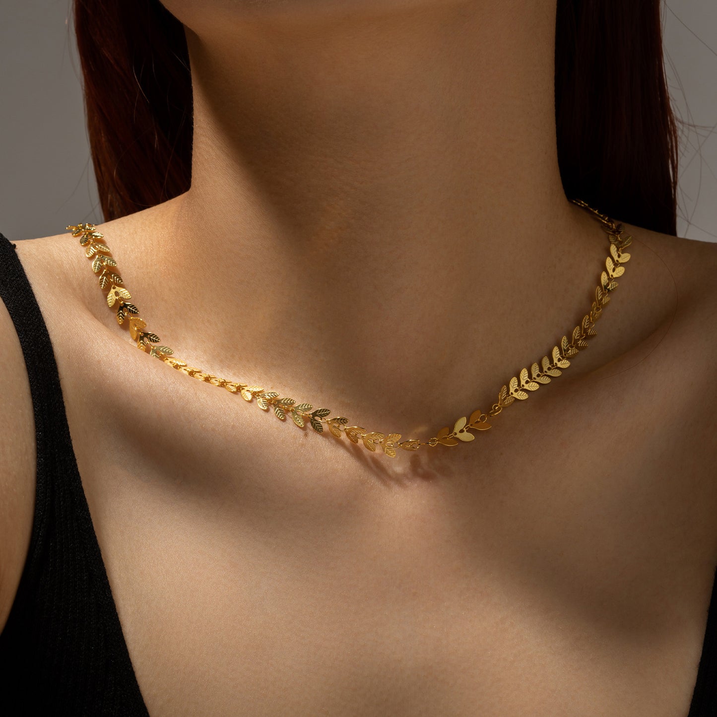 Women's All-match S925 Sterling Silver Leaf Necklace