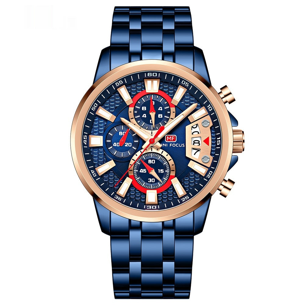 Personalized Waterproof Quartz Watch Magic Color Shell Multifunctional