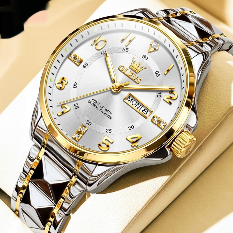 Quartz Simple Casual Couple's Watch Waterproof