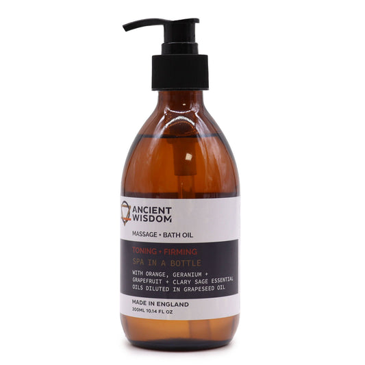 Aromatherapy Massage and Bath Oil - Toning & Firming 300ml