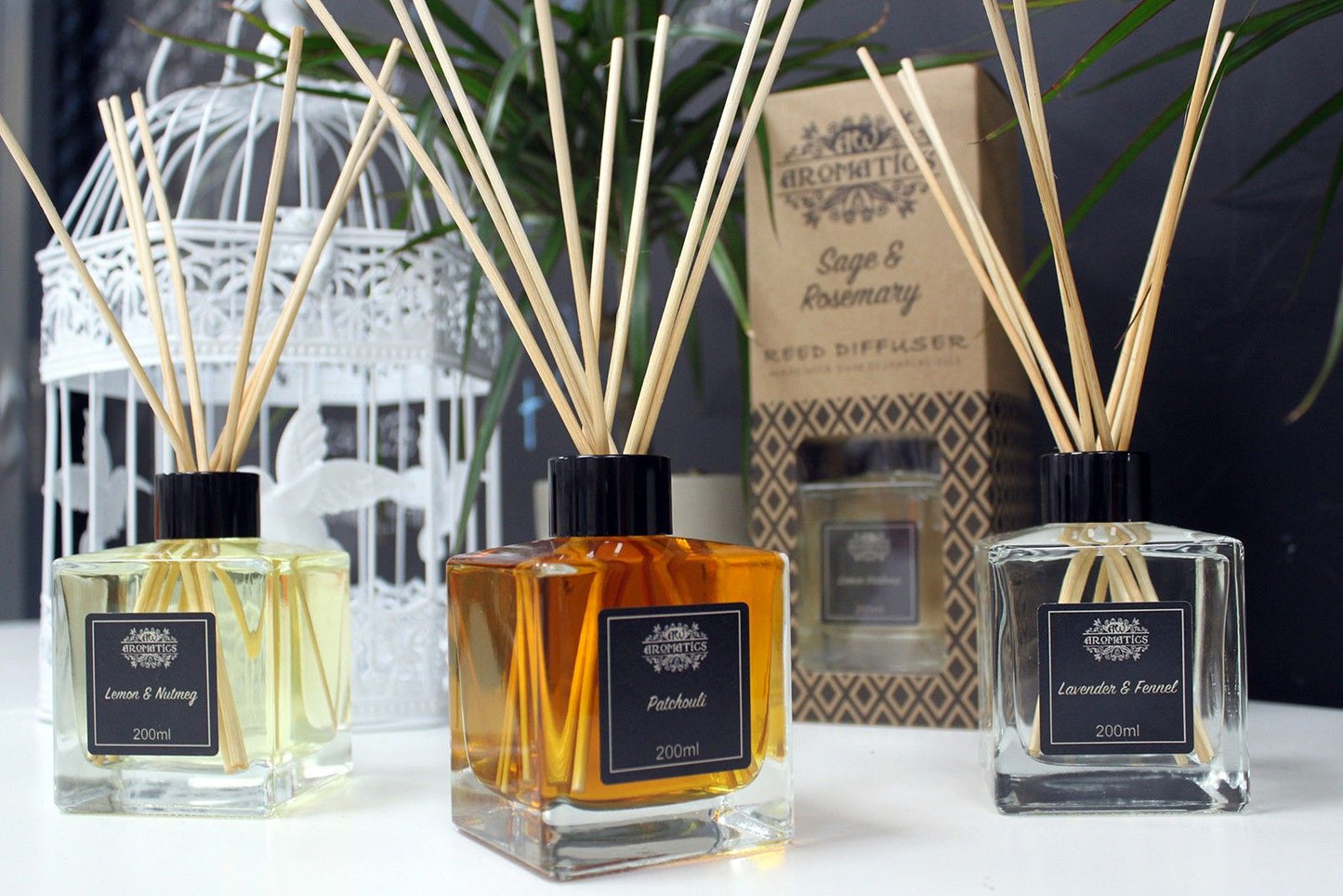 200ml Ylang Ylang & Mandarin Essential Oil Reed Diffuser