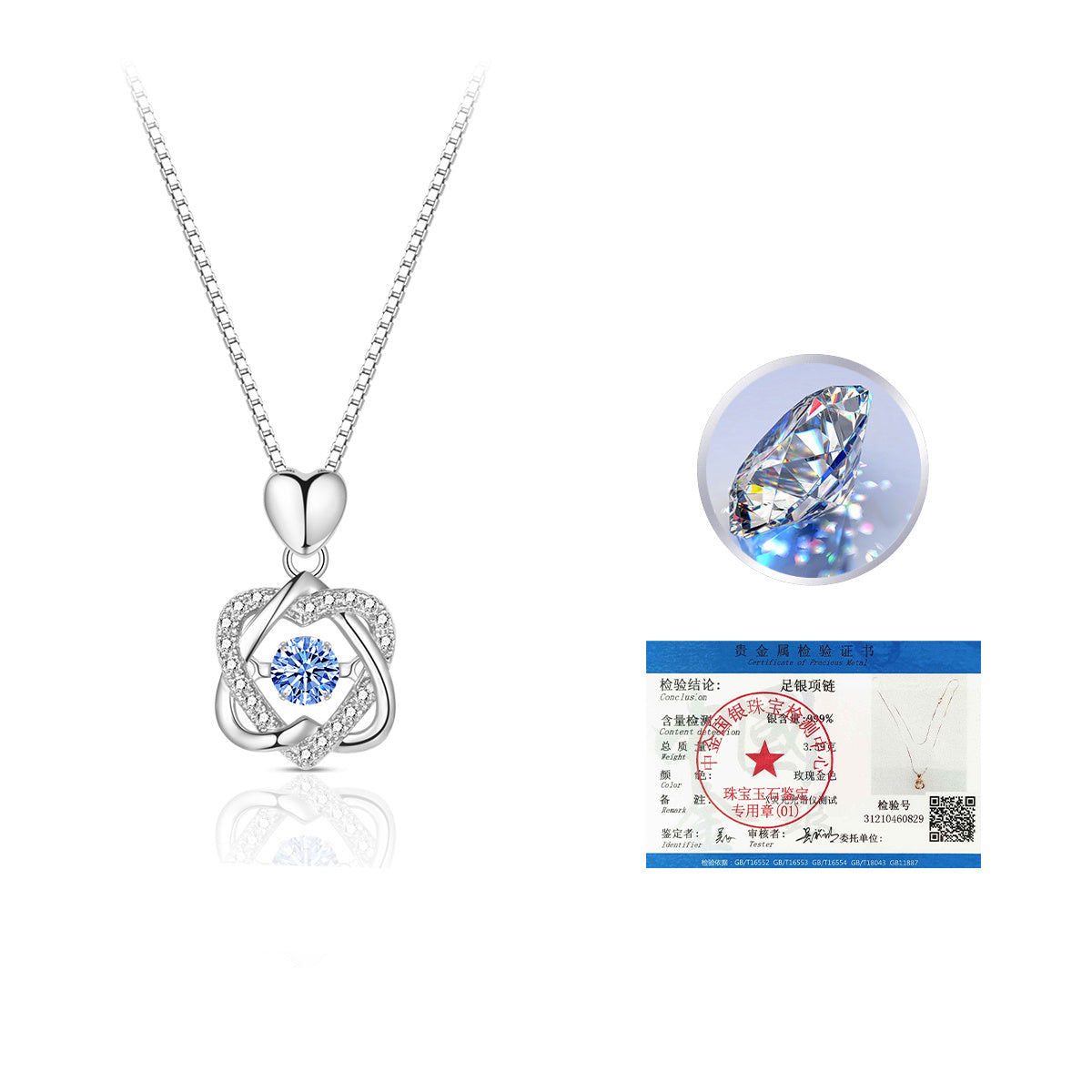 Valentine's Day Gifts For Girlfriends Premium Necklace