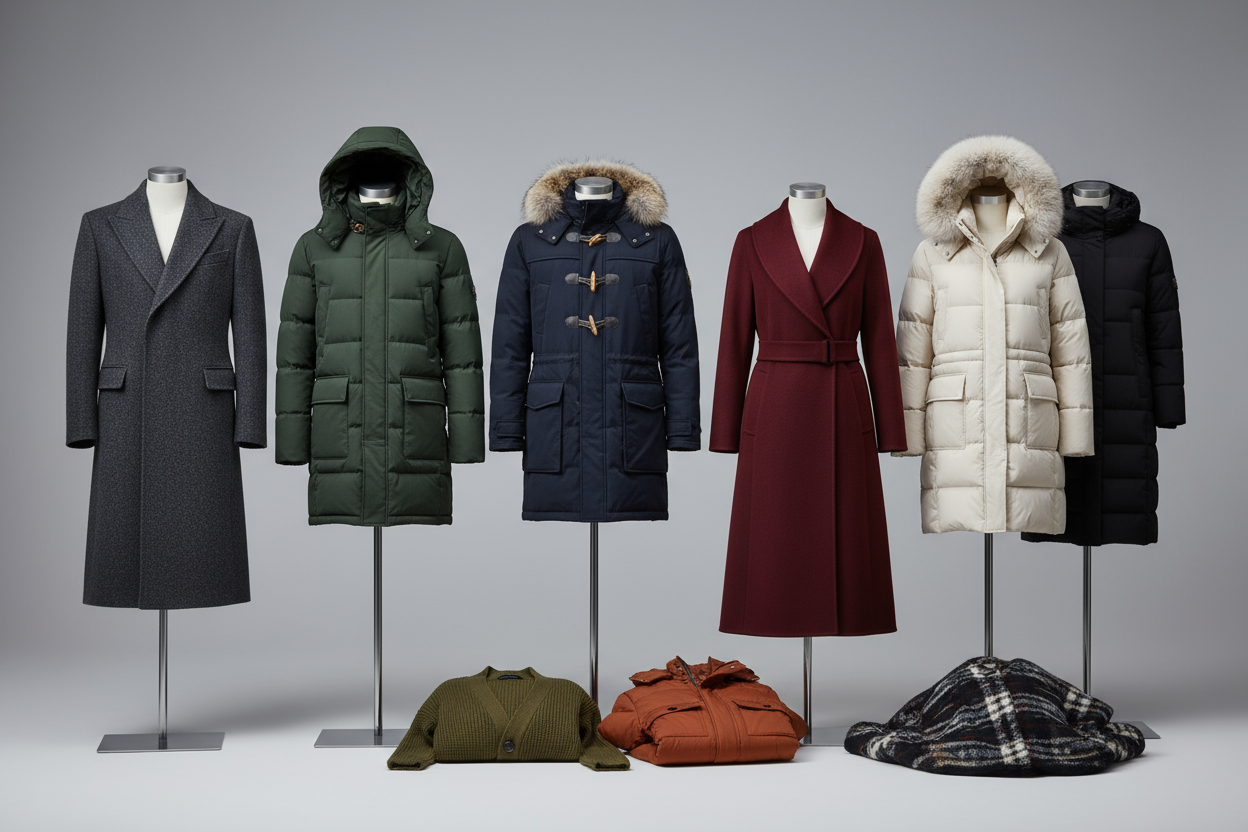 mens and womens winter coats